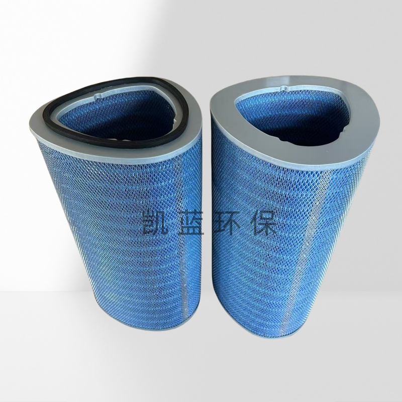 替代唐纳森三角端盖纳米阻燃除尘滤筒 替代唐纳森三角端盖纳米阻燃除尘滤筒